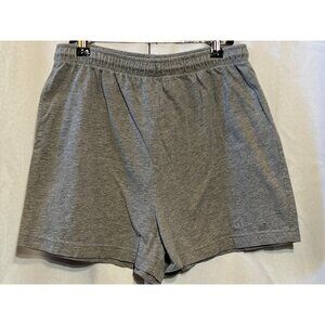 Champion Mens Gray Elastic Waist Athletic Shorts Size M